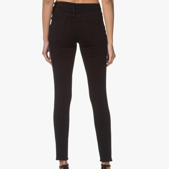 Frame black Le Skinny distressed super skinny stretch jeans size 25 - Picture 2 of 15